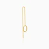 Golden Lunara Loop Sui dhaga Earrings