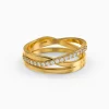 Golden Luxe Lattice Ring (Size 12)