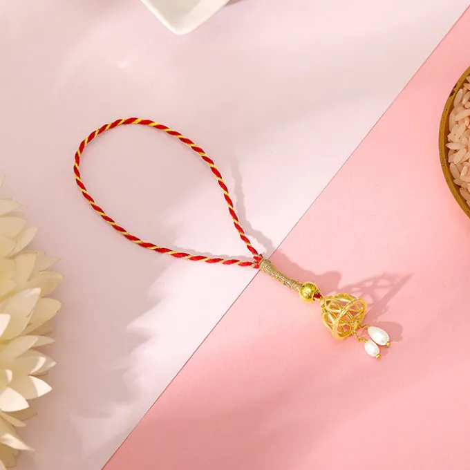 Golden Made With Love Lumba Rakhi