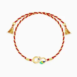 Golden Mayur Rakhi