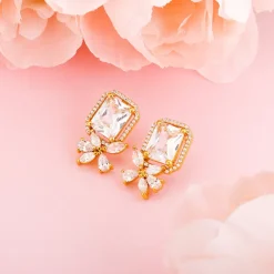 Golden Nature's Artistry Earrings