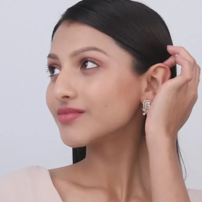 Golden Nature's Artistry Earrings