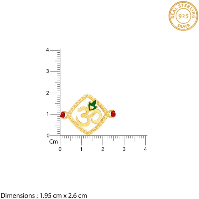 Golden Omkara Rakhi