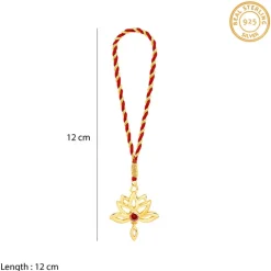Golden Padma Lumba Rakhi