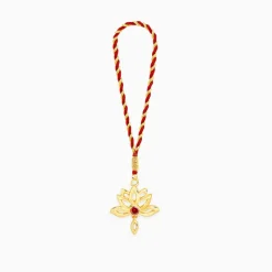 Golden Padma Lumba Rakhi