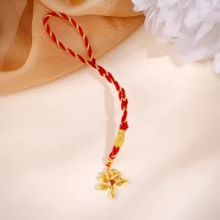 Golden Padma Lumba Rakhi