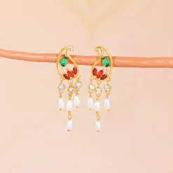 Golden Parvati Earrings