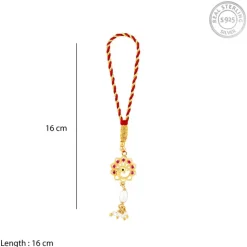 Golden Peacock Heritage Lumba Rakhi
