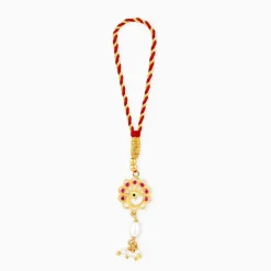 Golden Peacock Heritage Lumba Rakhi