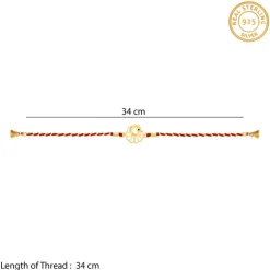 Golden Peacock Rakhi