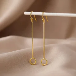 Golden Pendulum Danglers
