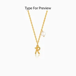 Golden Personalised Chic Necklace