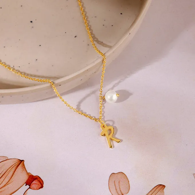 Golden Personalised Chic Necklace