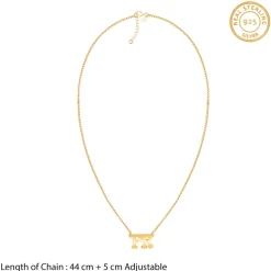 Golden Personalised Dual Initial Necklace