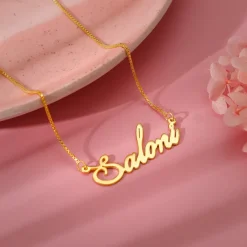 Golden Personalised Eternal Necklace