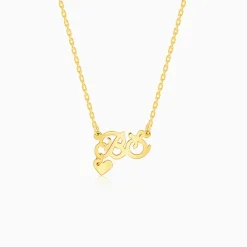 Golden Personalised Eternal Necklace