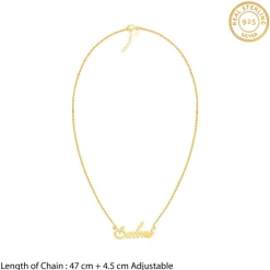 Golden Personalised Eternal Necklace
