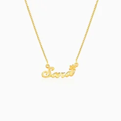 Golden Personalised Self Love Pendant