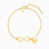 Golden Personalised Timeless Bond Bracelet