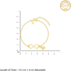 Golden Personalised Timeless Bond Bracelet