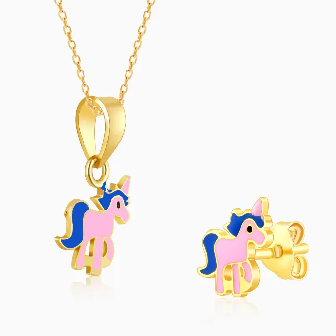 Golden Pie Unicorn Set For Kids