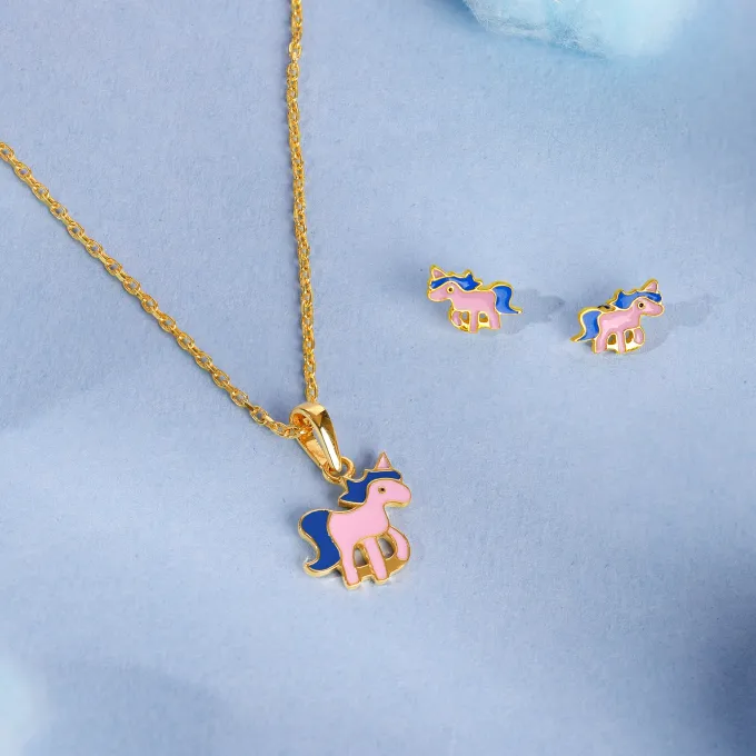 Golden Pie Unicorn Set For Kids