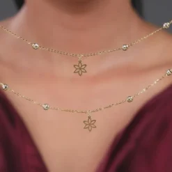 Golden Piece of Me Layered Necklace