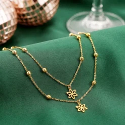 Golden Piece of Me Layered Necklace