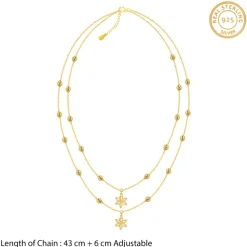 Golden Piece of Me Layered Necklace