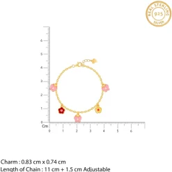 Golden Pookie Floral Kids Bracelet (0 - 2 Years)