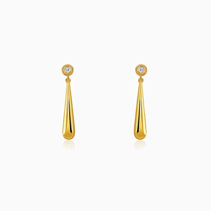 Golden Power Play Earrings