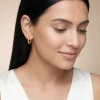 Golden Princess Hoop Earrings