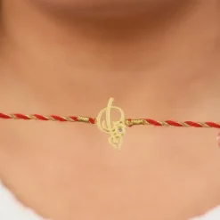 Golden Protection Rakhi