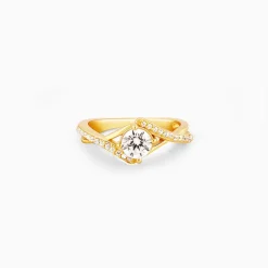 Golden Rhomboid Ring
