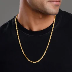 Golden Rope Chain For Him