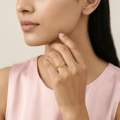 Golden Rose Gleam Ring (Size 12)