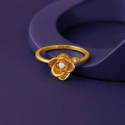 Golden Rose Gleam Ring (Size 12)
