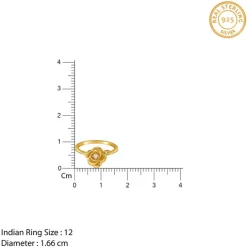 Golden Rose Gleam Ring (Size 12)