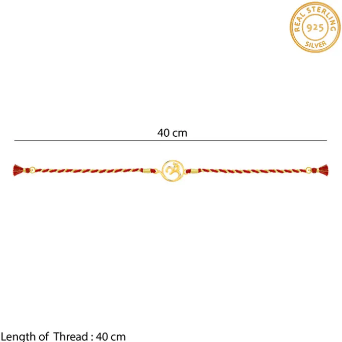 Golden Sacred Omkara Rakhi
