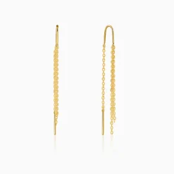 Golden Seriqo Nightshine Sui Dhaga Earrings