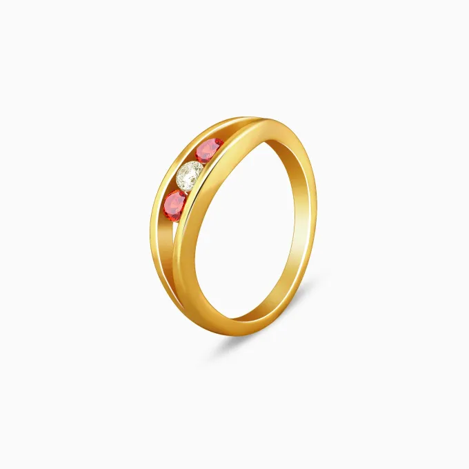 Golden Shailaputri Ring
