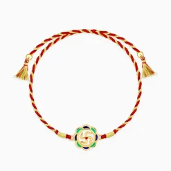Golden Shubh Swastik Rakhi