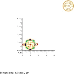 Golden Shubh Swastik Rakhi