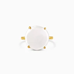 Golden Sigourney Pearl Ring (Size 12)