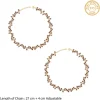 Golden Smoky Quartz Anklet