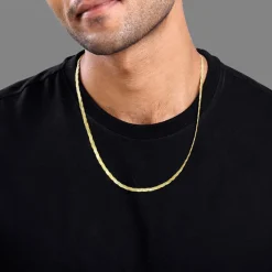 Golden Snake Chain For Him