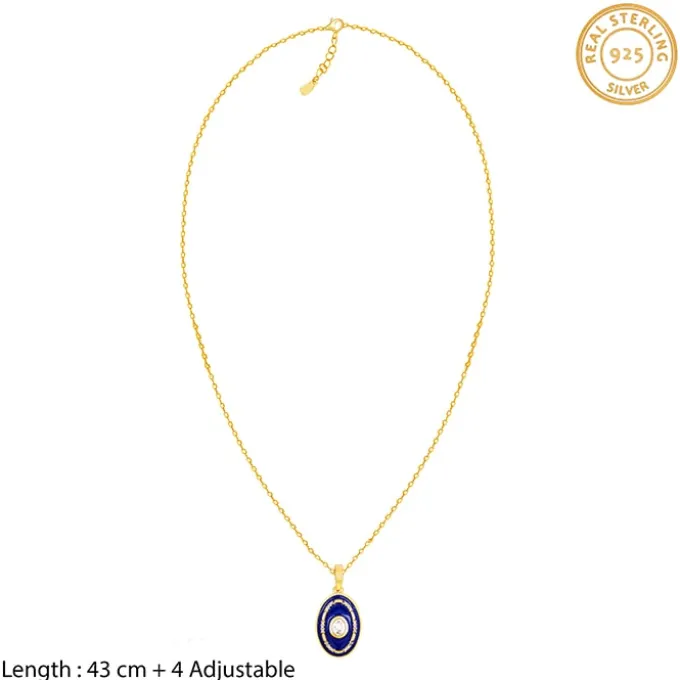 Golden St. Peter's Basilica Sky Pendant with Link Chain