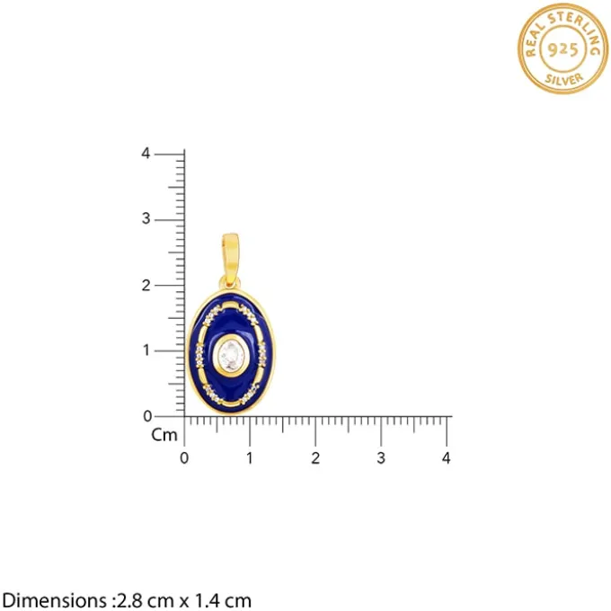 Golden St. Peter's Basilica Sky Pendant with Link Chain