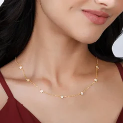 Golden Star Constellation Set Of Three