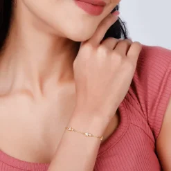 Golden Star Constellation Necklace & Bracelet Set